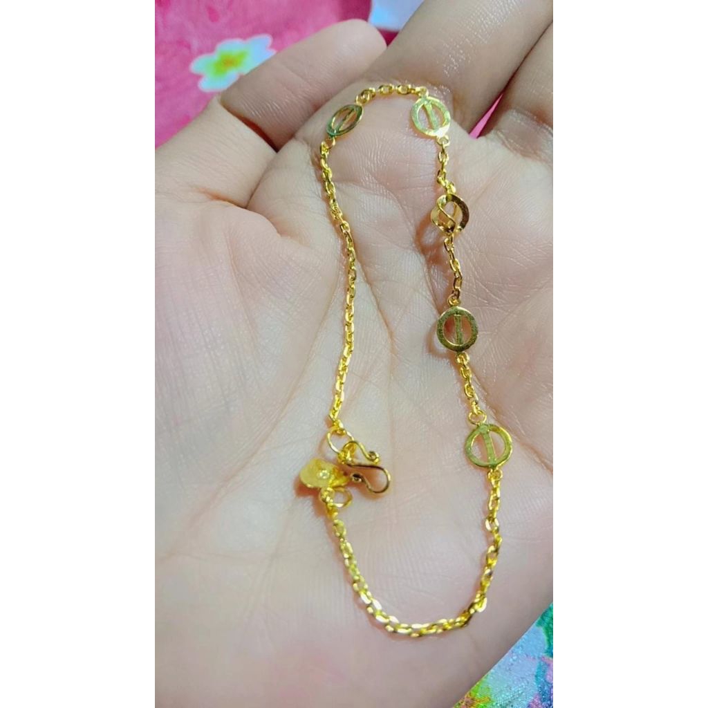 Gelang Emas Muda/Gelang Emas 2 Gram/Gelang Rantai Medan Bola