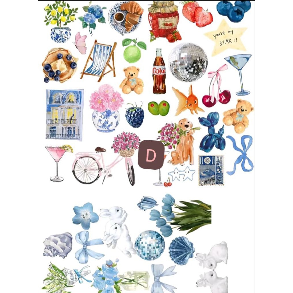 

stiker lem aesthetic