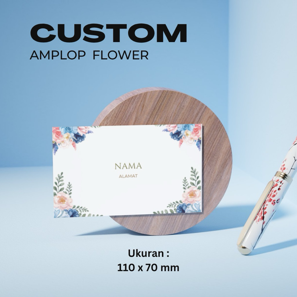 

Amplop custom nama Flower (ukuran 110x70) | Amplop Kondangan | Amplop Nama | Amplop Lebaran | Amplop Aestethic | Amplop murah