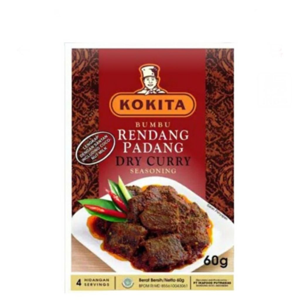 

kokita rendang Padang 60 gram