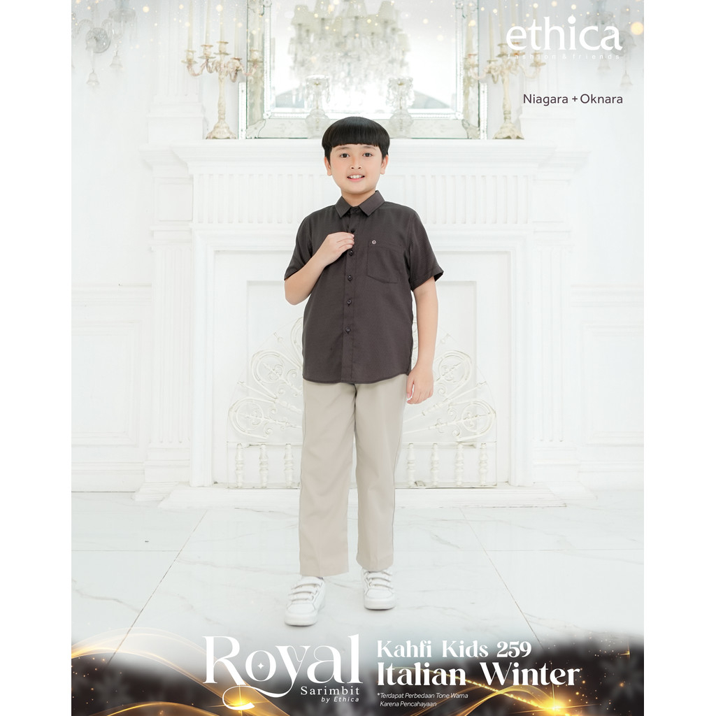 Baju Koko Anak Laki Laki Atasan Kemeja Anak Laki Laki Kahfi Kids 259 by Ethica