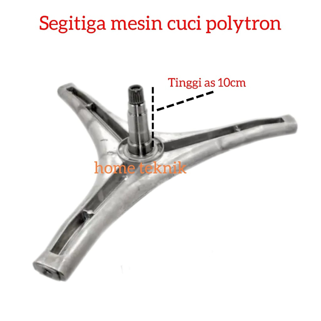Segitiga mesin cuci POLYTRON zero Matic 7kg - 8kg tinggi as 10cm baru
