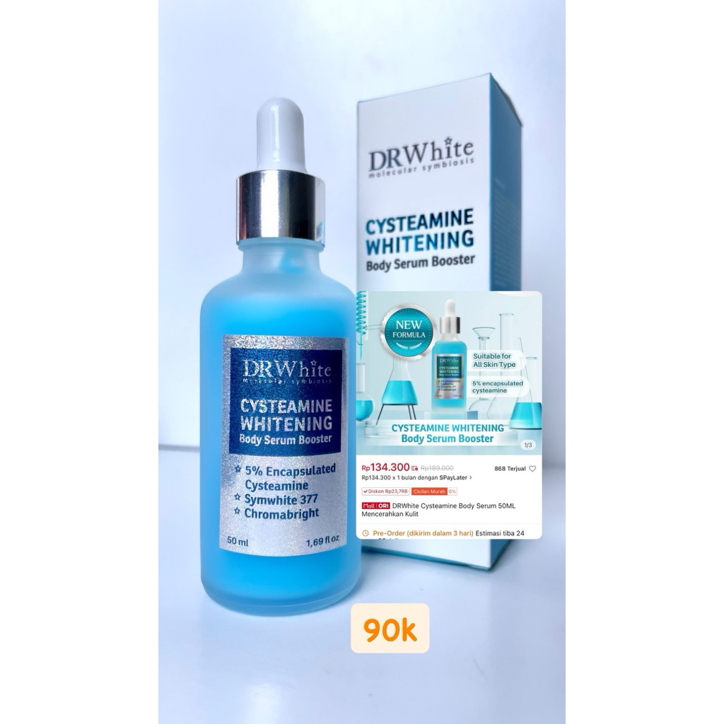 dr white cysteamine body serum