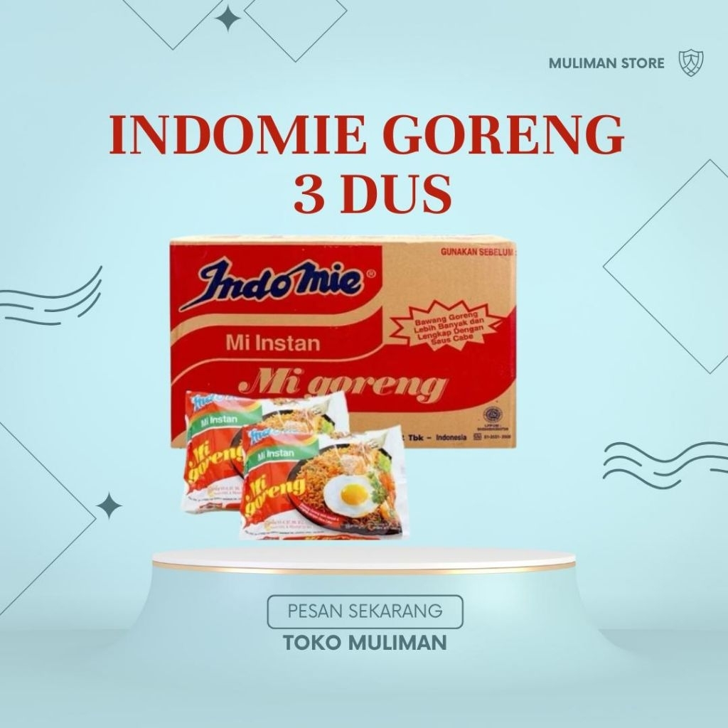 

Indomie goreng 1 dus,2 dus,3 dus