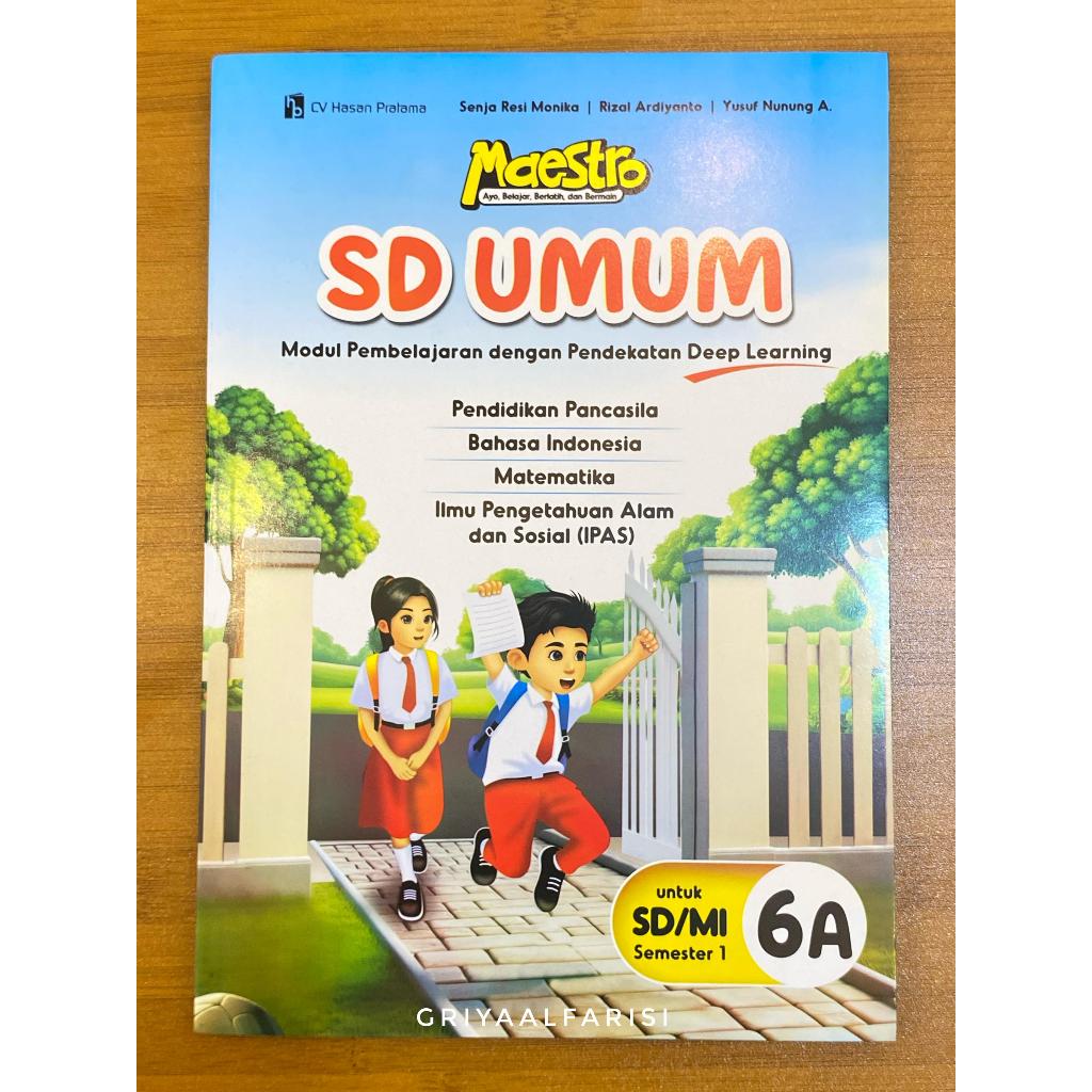 GRIYA ALFARISI- [BISA COD] BUKU SD UMUM LKS KURIKULUM MERDEKA MAESTRO KELAS 1-6