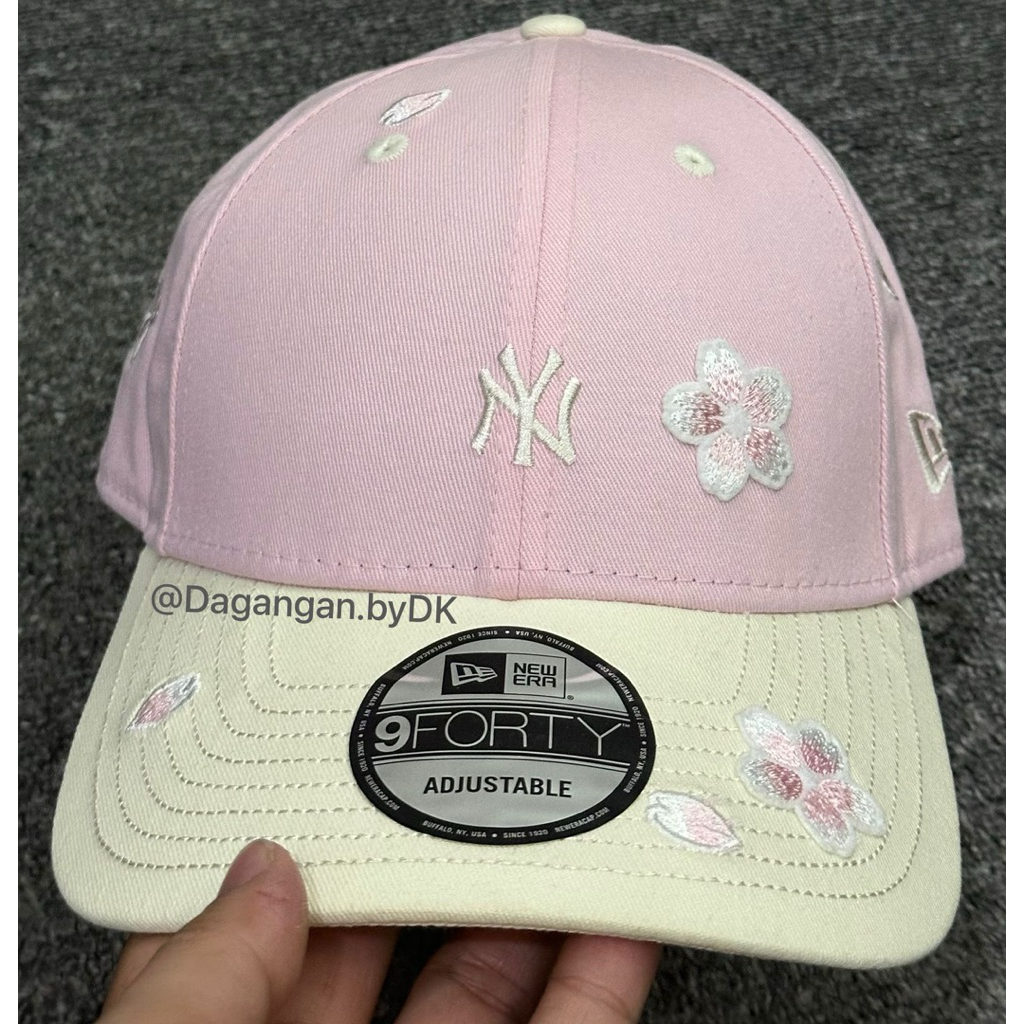 Topi New Era Sakura Flowers Original 100% Pink Soft (LIMITED)