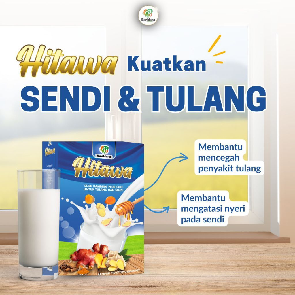 

Hitawa Susu Kambing Etawa Plus Jahe box 200g