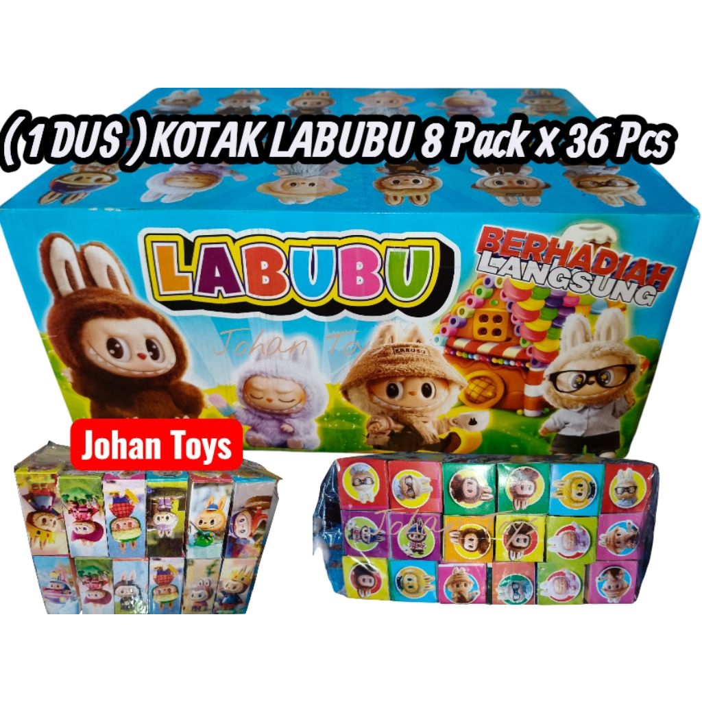 

( 1 DUS ) KOTAK LABUBU BERHADIAH LANGSUNG 8 PAck × 36 Pcs