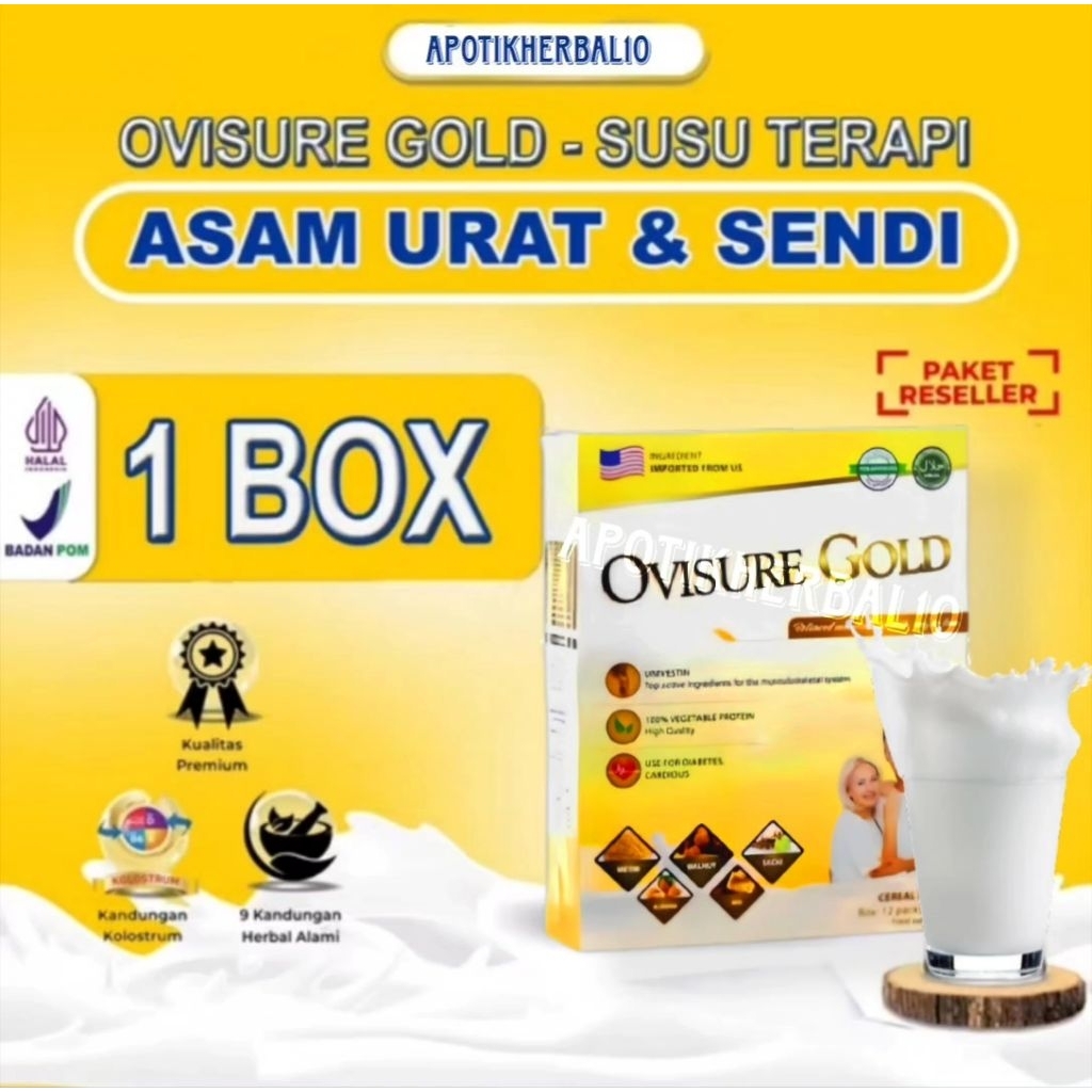 

Ovisure Gold Milk Original Susu Kesehatan Ovisure Gold Mencegah Pengeroposan Tulang