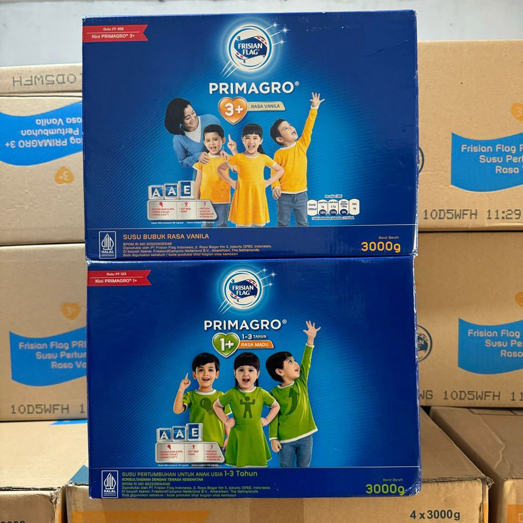 

OBRAL!!! FrisianFlag Primagro 1+ Dan 3+ Madu / Vanila 3kg TERMURAH