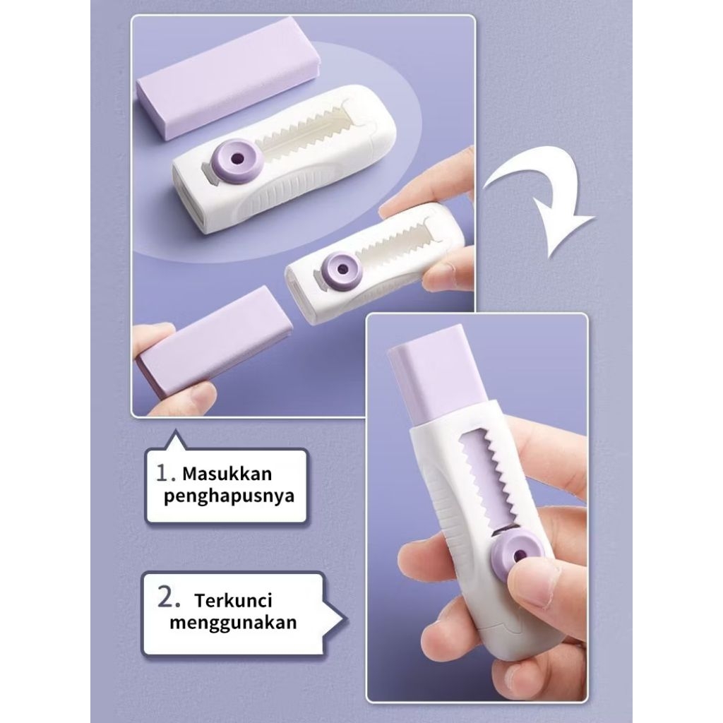 

KSTUFF935 PENGHAPUS PENSIL AESTHETIC / PENGHAPUS MEKANIK + REFILL