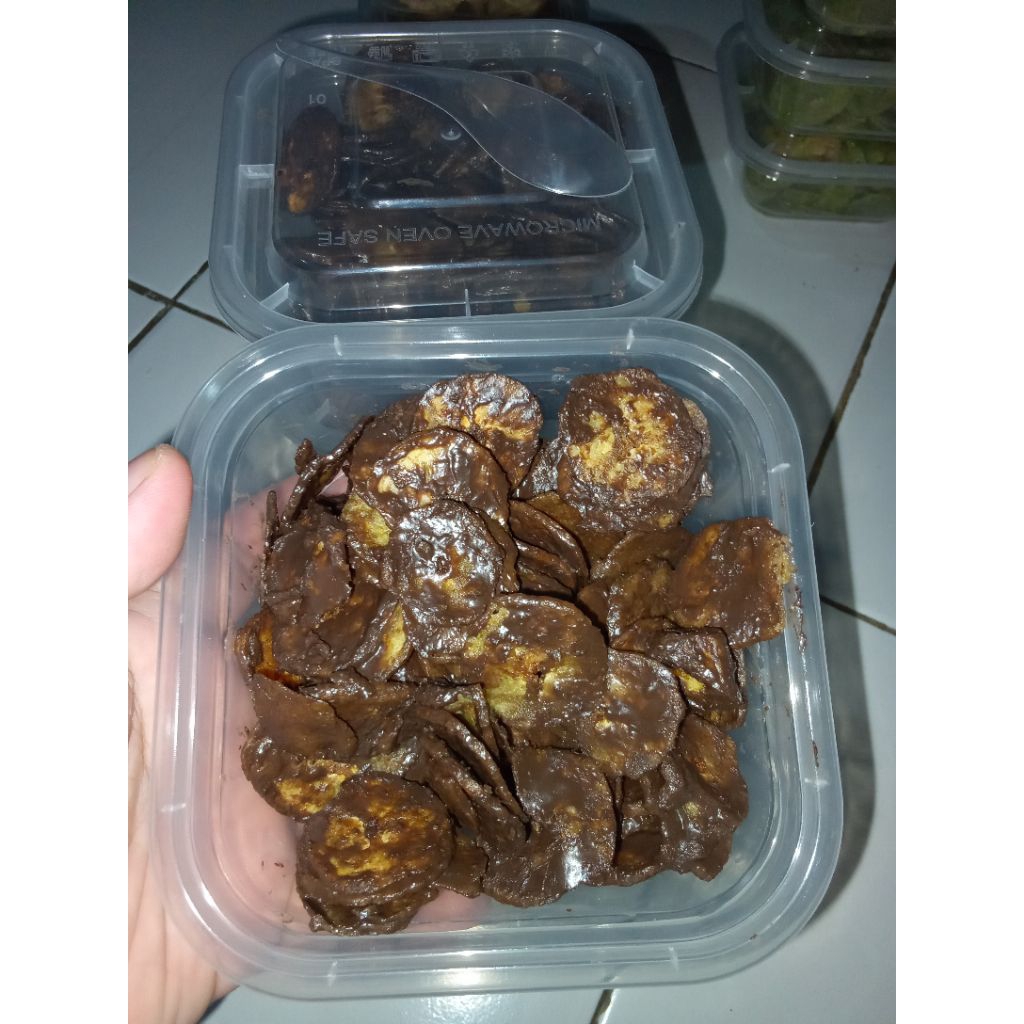 

Pisang crispy lumer kripik pisang lumer