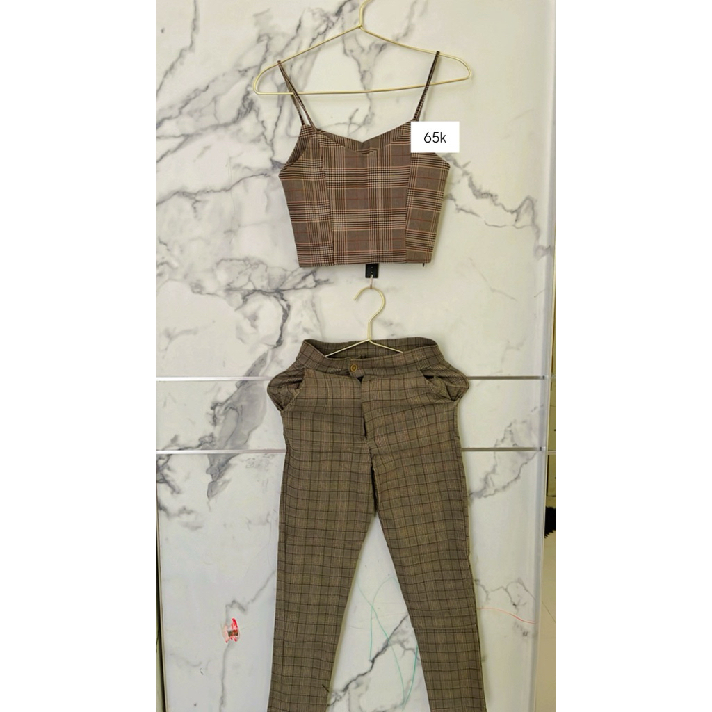 preloved one set kotak kotak