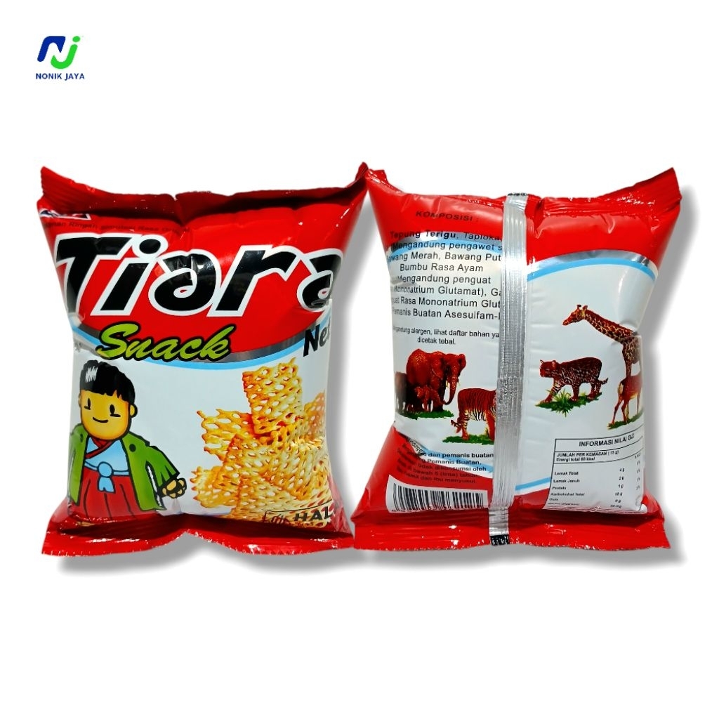 

( 1 PACK ISI 10 PCS ) Tiara Net Snack Bantal Pack Isi 10 Pcs@15gr