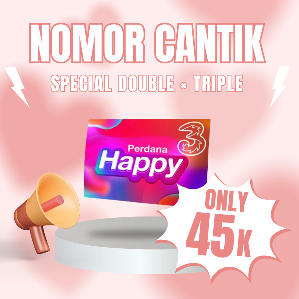 PERDANA NOMOR CANTIK TRI DOBLE TRIPLE