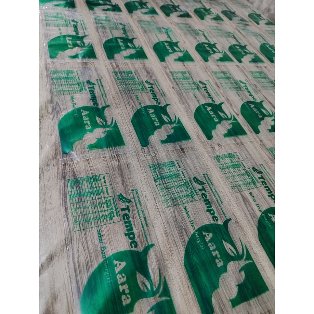 sablon plastik tempe 10x25