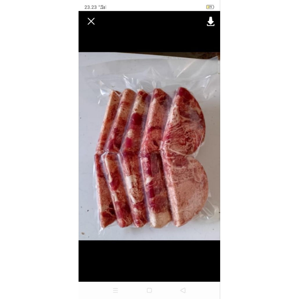 

Beef meltique mess kipas premium 1kg