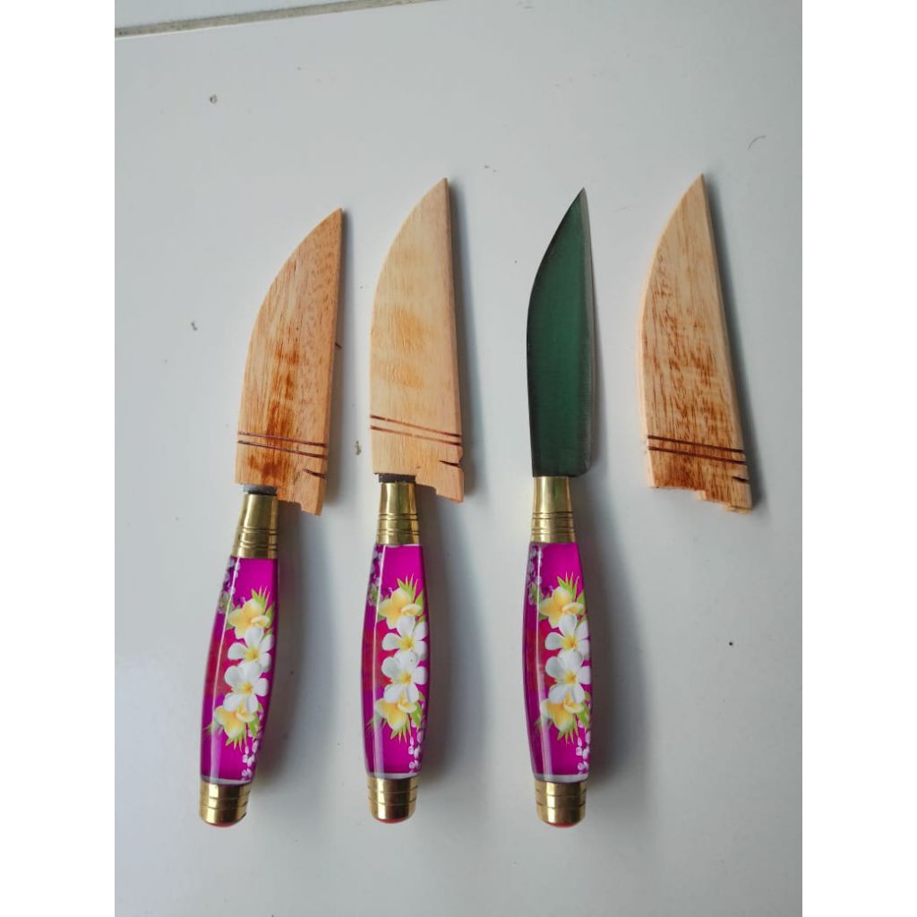 Pisau Bali / Pisau Janur motif / Pisau bali gagang fiber