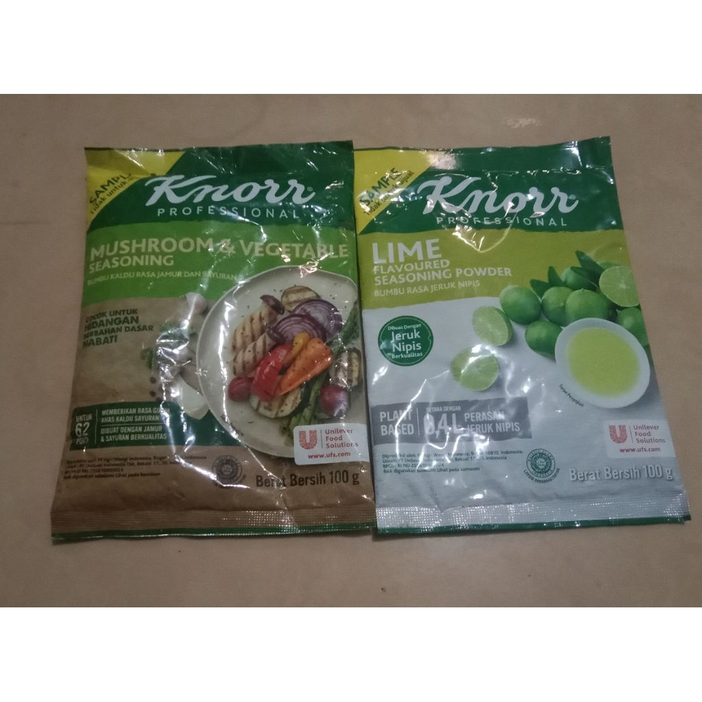 

Knorr Professional Lime Flavoured & Mushroom Vegetable Seasoning Powder 100gr