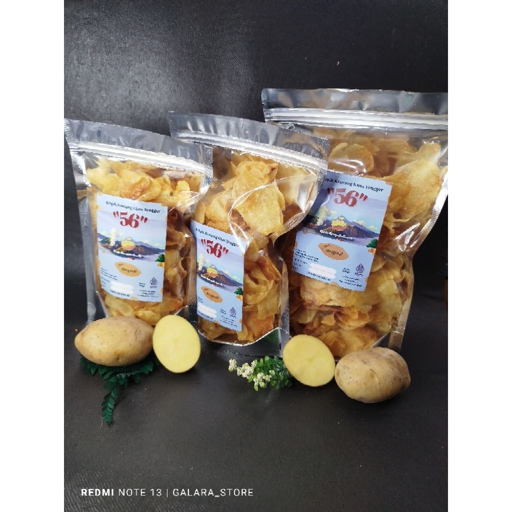 

Kripik Kentang Khas Tengger "56" Kemasan 100gr