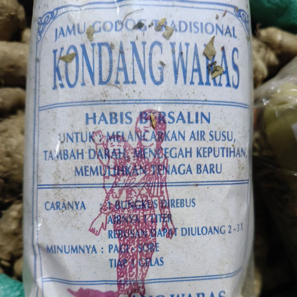 

Jamu Godog Tradisional Kondang waras habis bersalin