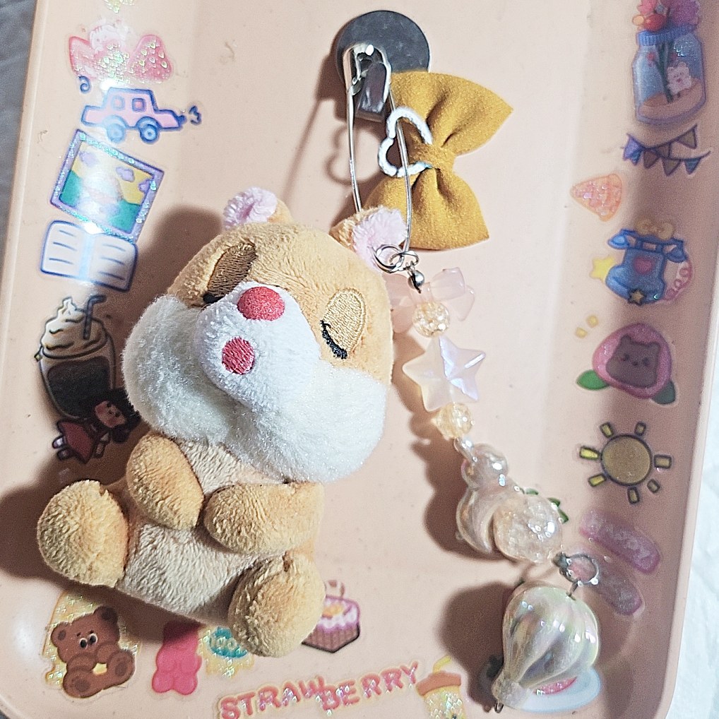 ₍. .₎⟆ gantungan kunci / keychain boneka plush tupai mini ₍. .₎⟆