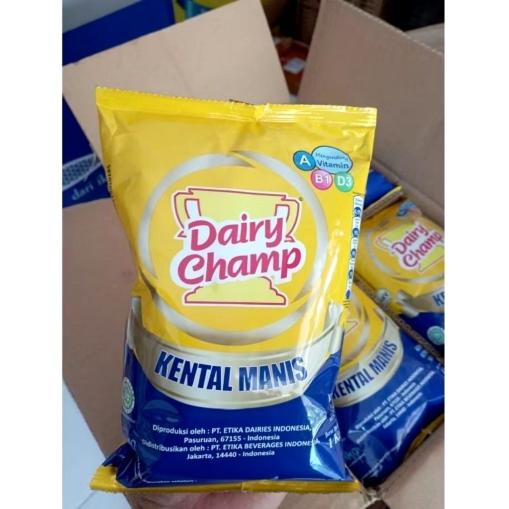 

DAIRY CHAMP 1kg / SUSU KENTAL MANIS DAIRY CHAMP/ SKM DAIRY CHAMP 1kg