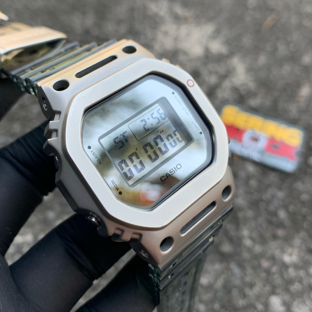 DW 5600 Original Custom Metal Bezel Strap Gshock New