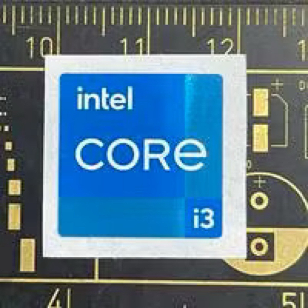 intel i3 stiker 1pcs sticker intel i3