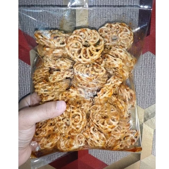 

kerupuk seblak / rafael / seblak kering bumbu pedas daun jeruk 500gr
