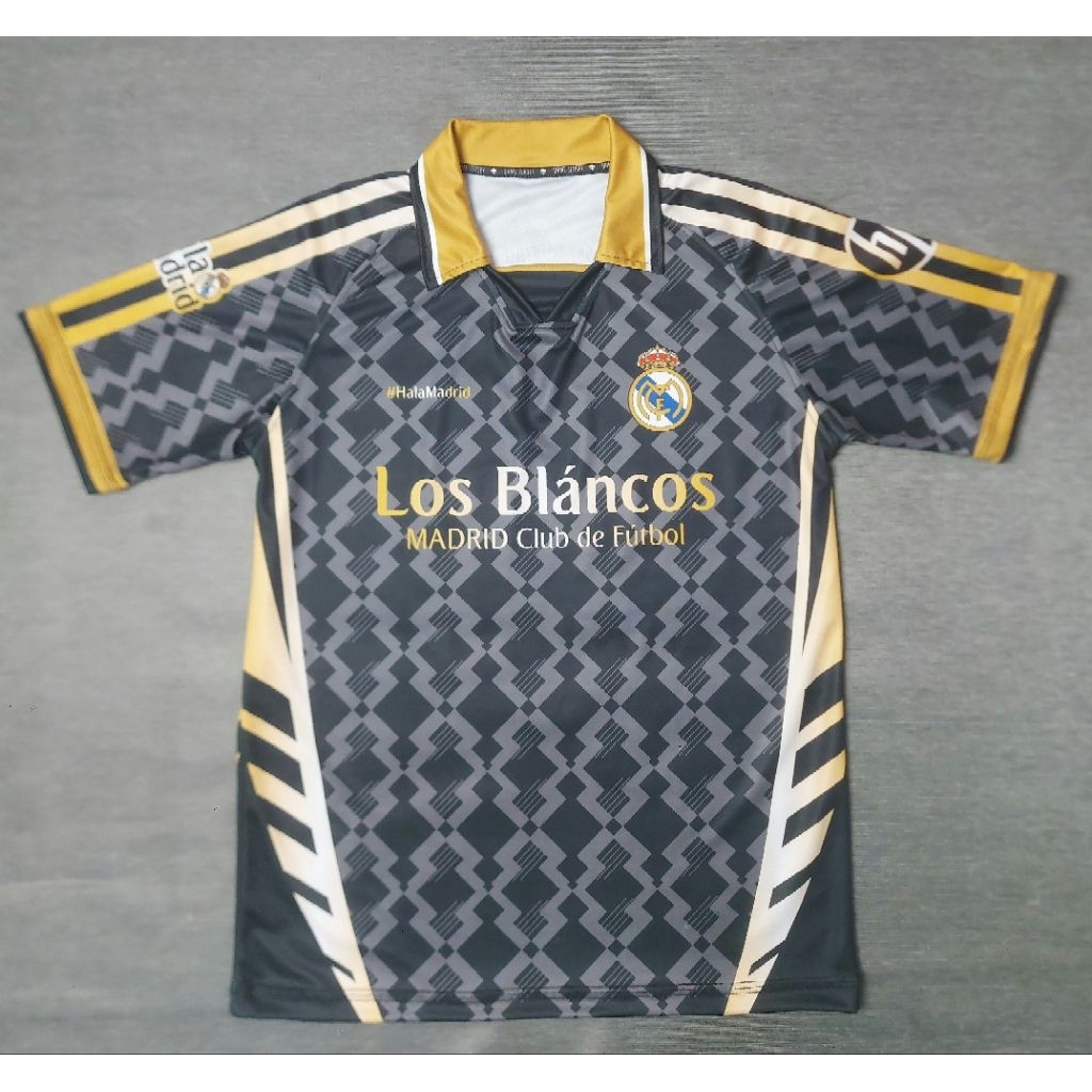 Jersey Real Madrid Black//Jersey Band//Jersey Futsal//Jersey Vintage