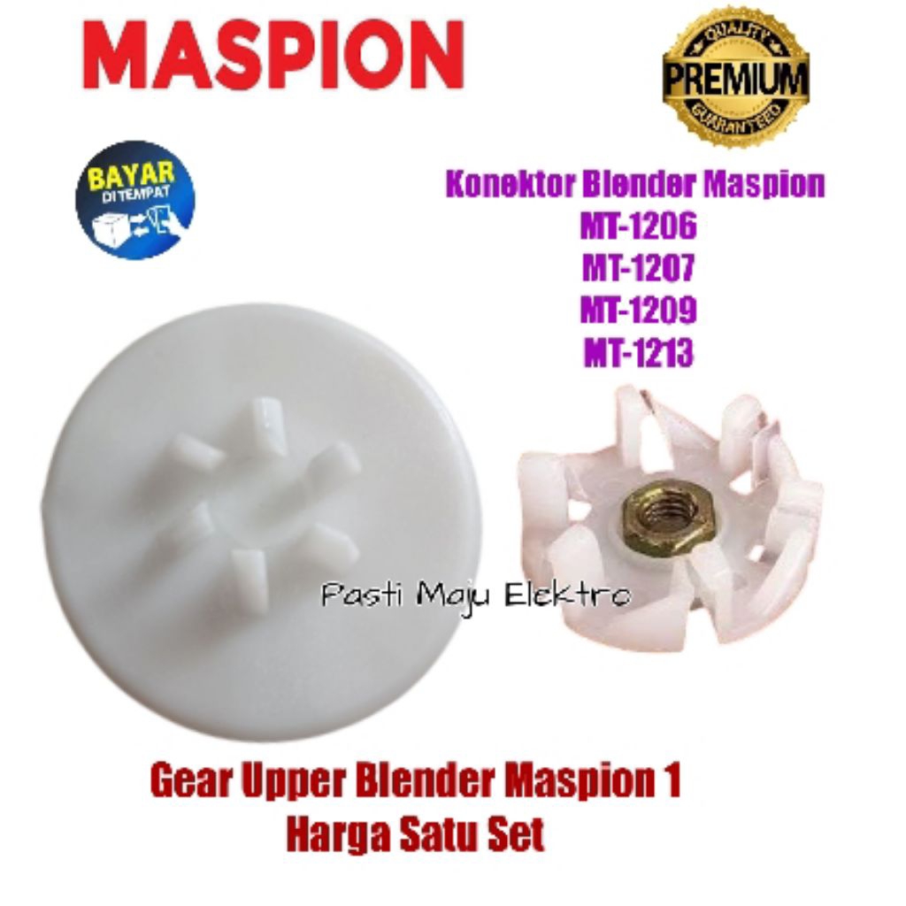 1 Set-Gear Upper Blender Maspion Konektor Gigi As Blender Maspion MT-1206 MT-1207 MT-1209 MT-1213