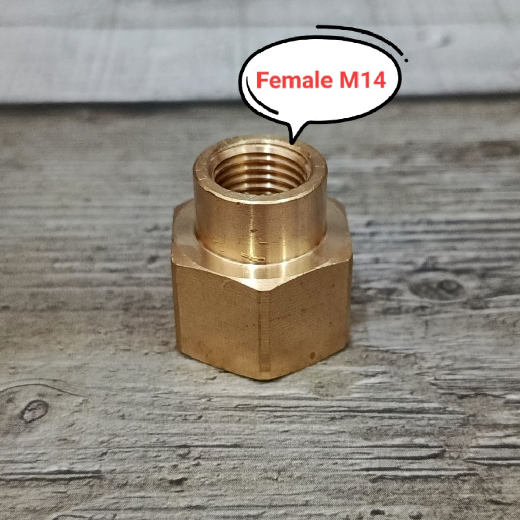 Konektor Nepel Reducer Female M22 x Female M14