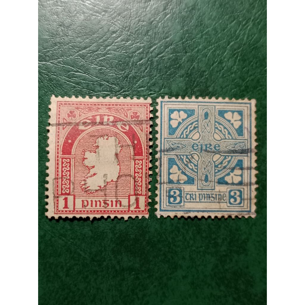 

Prangko Irlandia 2 pcs Tahun 1922/23 USED