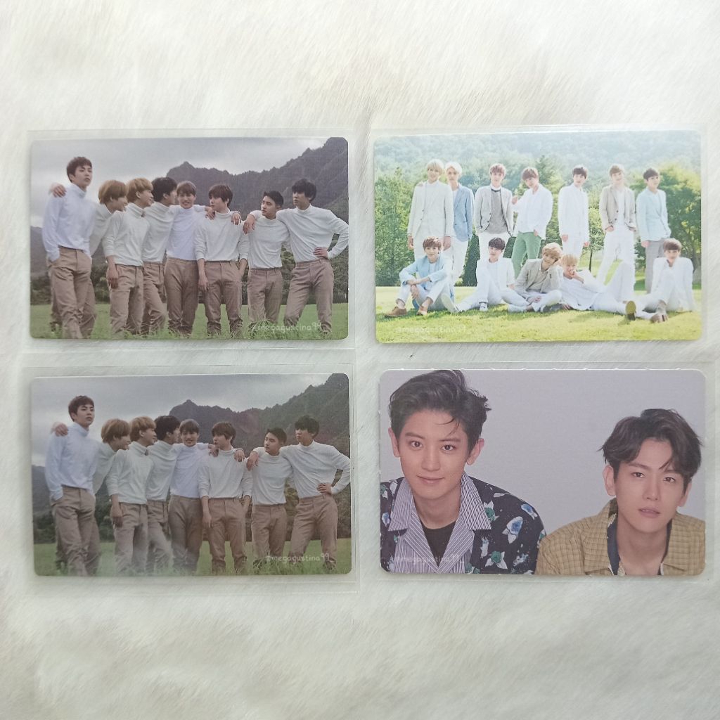 [READY STOCK - OFFICIAL] : PC EXO GRUP ( chanbaek sg18 , NR ot12 , pouch lighstick )