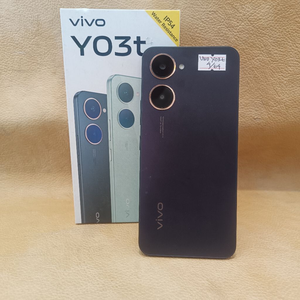 Vivo Y03t RAM 4/GB Fullset Mulus - Hp Second Murah Berkualitas dan Bergaransi