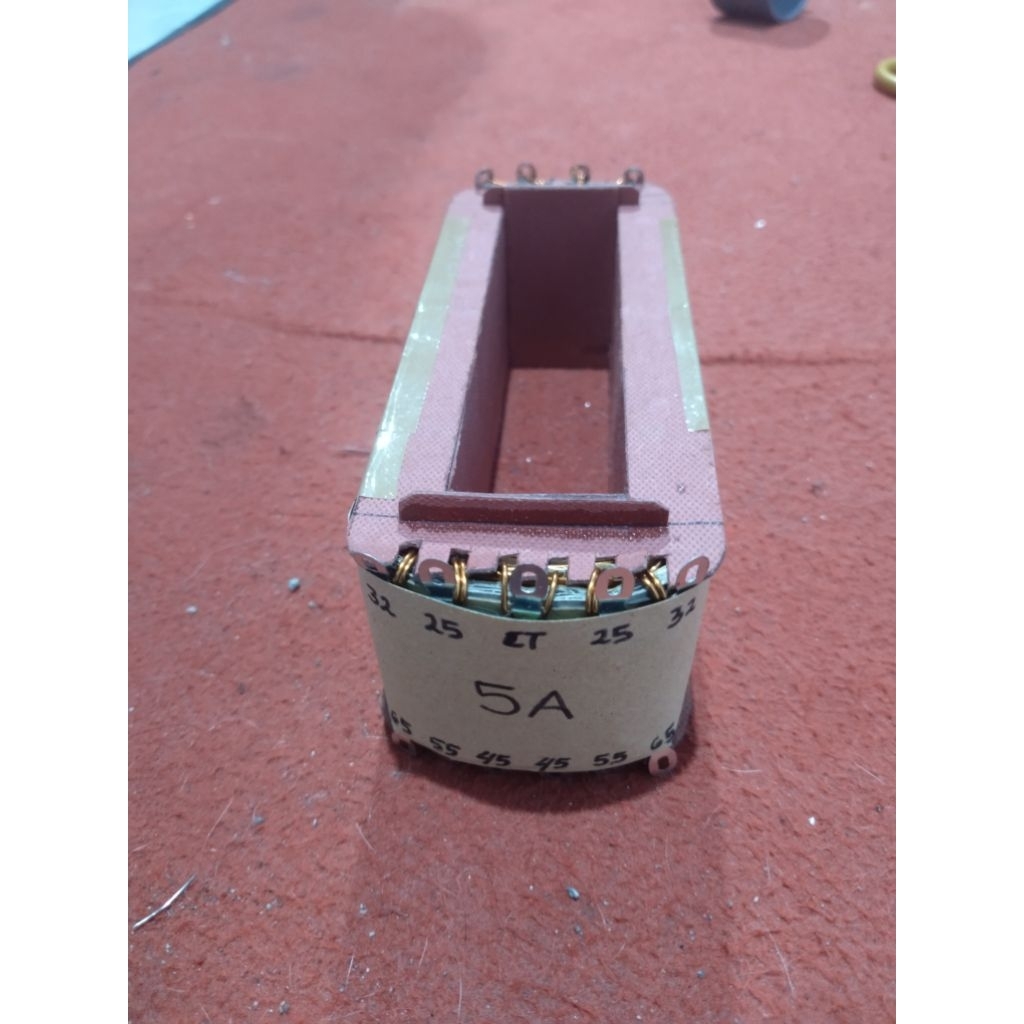 coil spol trafo 5amp ct 65 murni (kern 32x 13cm)