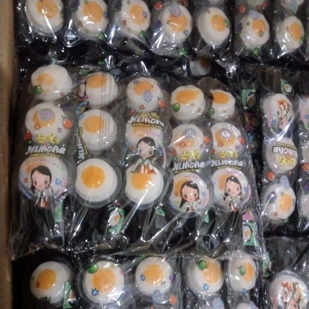 

JELI AGAR BENTUK TELUR/Isi 10pcs