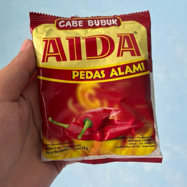 Aida Cabe Bubuk 25 gram | Cabe Bubuk Aida