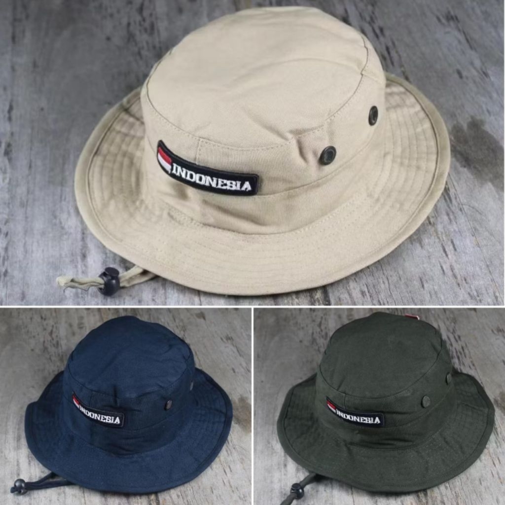 TOPI RIMBA INDONESIA | TOPI KEMERDEKAAN | TOPI INDONESIA UNISEX