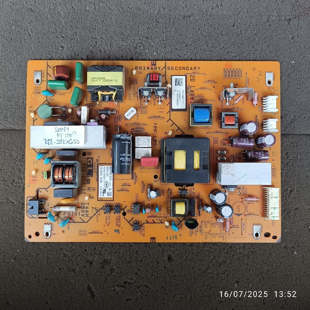 psu power suplay asli jabutan led tv televisi sony KDL-32EX650 KDL-32EX650 original