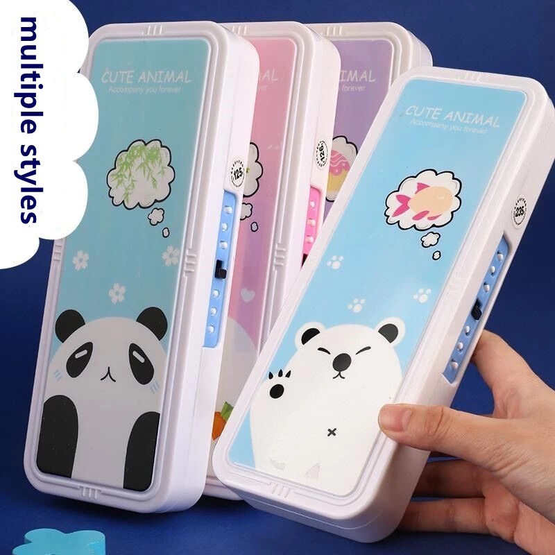 

Kotak Pensil Anak 2 Tingkat dengan Password / Sandi – Tempat Pensil Karakter Lucu