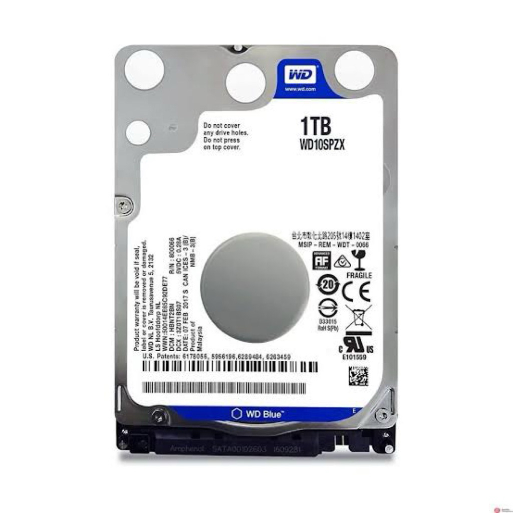 Hardisk 1TB WD Blue Sata 2.5 Inci Baru Promo Hardisk internal Laptop notebook macebook PS 1TB