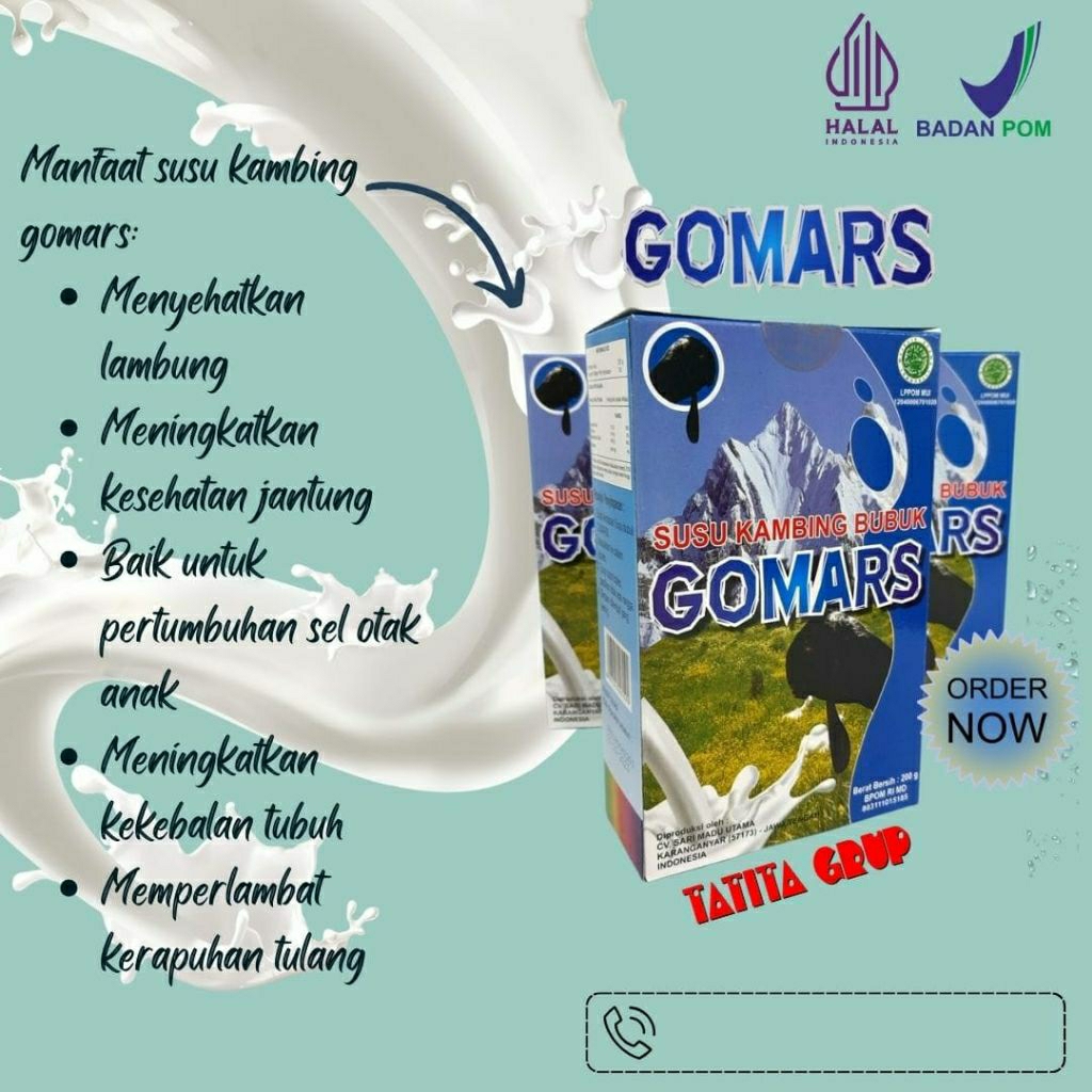 

SUSU KAMBING ETAWA GOMARS 200gr