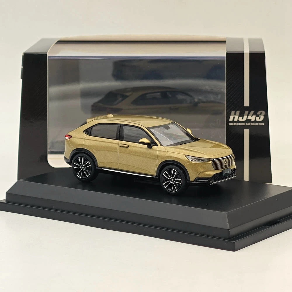 Ready Miniatur Diecast Pre order Honda HRV VEZEL e:HEV Z Sand Khaki Pearl HJ432002K 1:43 by Hobby Ja