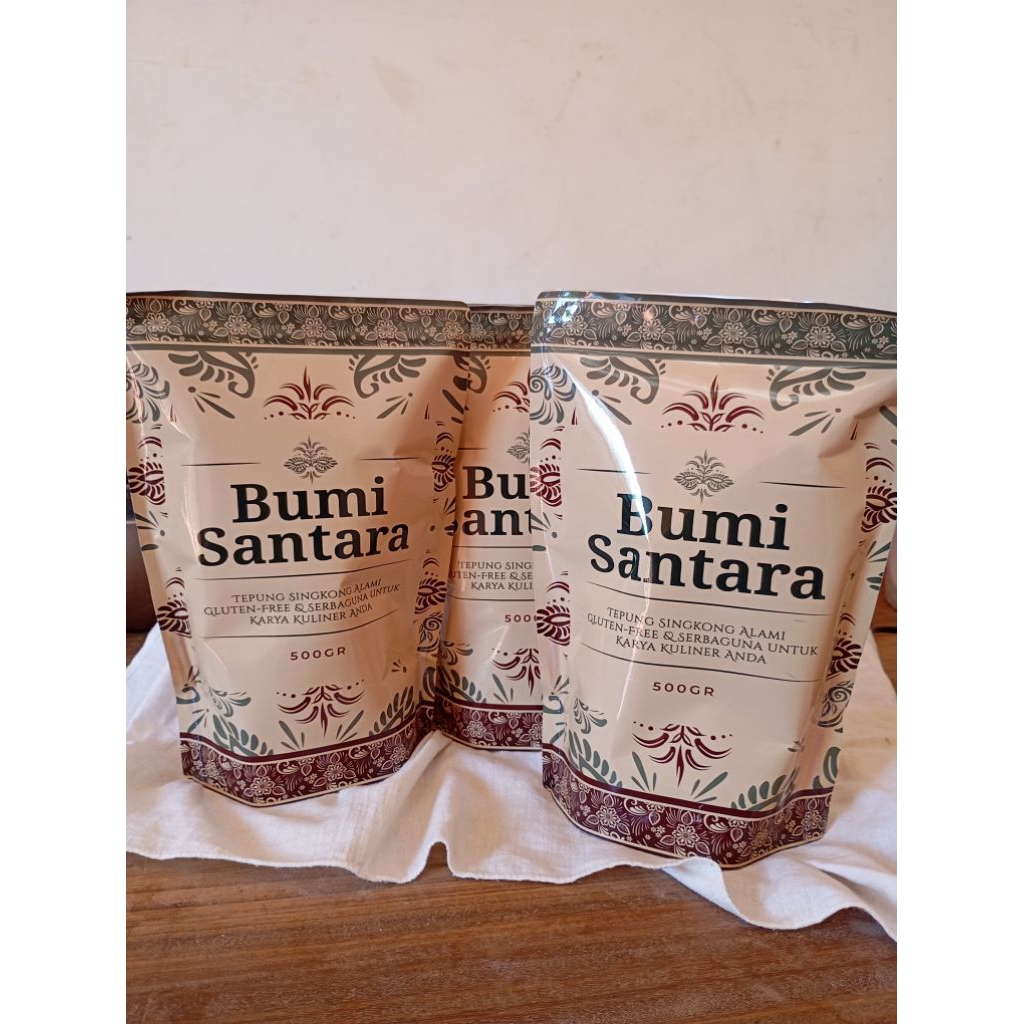 

Bundling 3 pcs Tepung Singkong Alami Mocaf Bumi Santara Glutenfree Serbaguna Pengganti Terigu