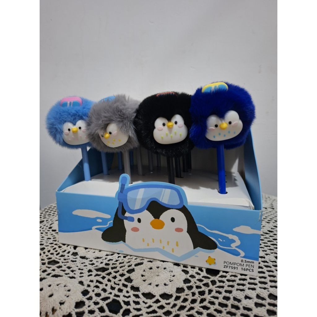 

Pulpen Pompom Bulu Penguin