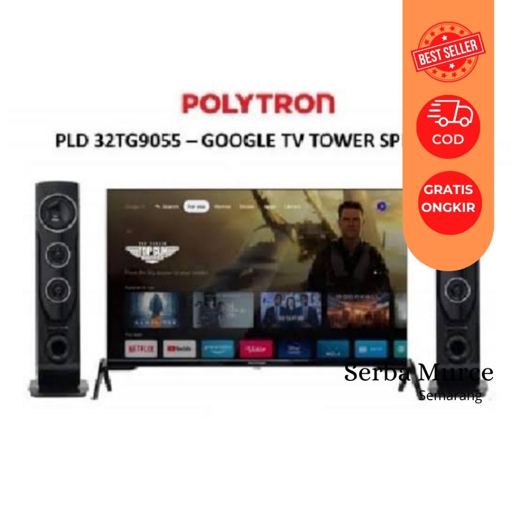 TV Polytron 32 inch type 32TG9055// Smart TV Murah/ SmartTVMurah/ TV Murah/ Smarttvbagus/ Smart TV B