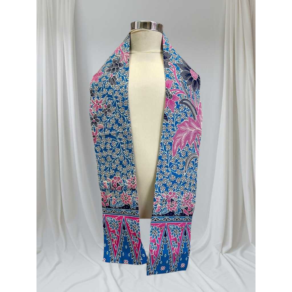 SELENDANG BATIK ONDEL ONDEL/ CUKIN PRIA BETAWI/ SYAL CUKIN BETAWI/ CUKIN KAIN SYAL TRADISIONAL BETAW