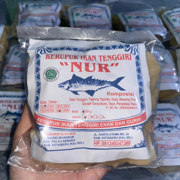 

Kerupuk Ikan Tenggiri Nur Enak Gurih Siap Goreng